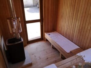 Nowoczesna Sauna Ogrodowa Z Przedsionkiem Mini (14)