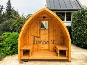 Sauna Ogrodowa Drewniana DIY Elektryczna Opalana Drewnem IGLU (1)