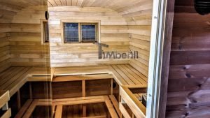 Zewnętrzna Sauna – Model Prostokątny (24)