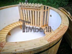 Exterior Hottub Plastic Lined SET Including Massage 2 LED 22