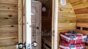 Mobile Outdoor Sauna On Wheels Harvia Wood Burner (21)