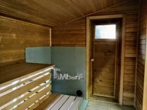 Nowoczesna sauna ogrodowa