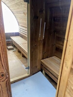 WZÓR NA MAGAZYNIE Sauna Ogrodowa Drewniana Elektryczna Opalana Drewnem IGLU (6)
