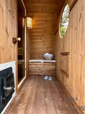 Sauna Igloo 2 W 1 Z Wanną Z Hydromasażem Z Włókna Szklanego (6)