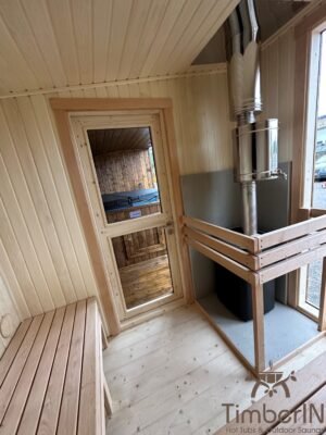 Nowoczesna Sauna Ogrodowa Z Wanna Z Hydromasażem (6)